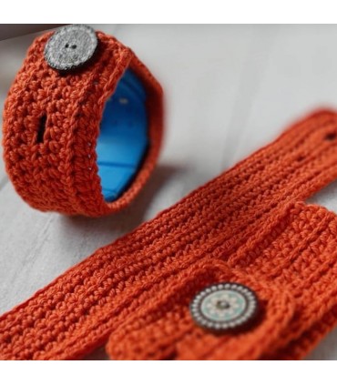 Cache bracelet artisanal en coton bio