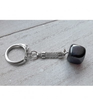 Porte-clé "Cube" en shungite