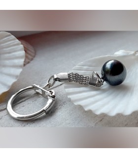 Porte-clé bille en shungite