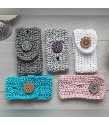 Cache bracelet artisanal en coton bio