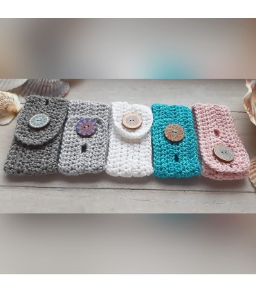 Cache bracelet artisanal en coton bio