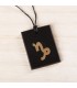 Pendentif "Capricorne" en Shungite rectangulaire