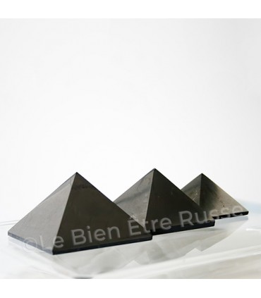 Pyramide en Shungite polie