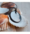 Pendentif "Pastille" en Shungite