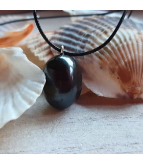 Pendentif "Perle" en Shungite