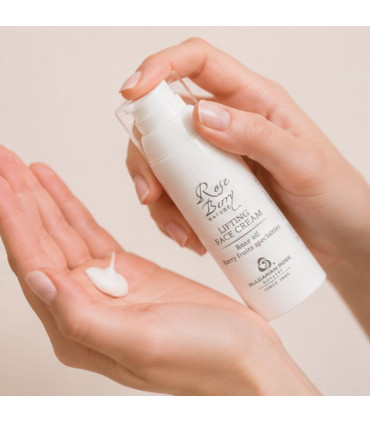 Crème Liftante Visage Rose Berry Nature – Huile de Rose & Acide Hyaluronique