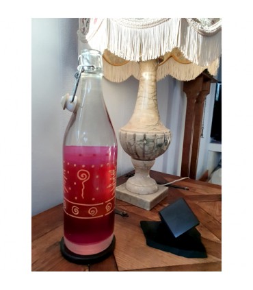 Plaque "Fleur de Vie" en Shungite