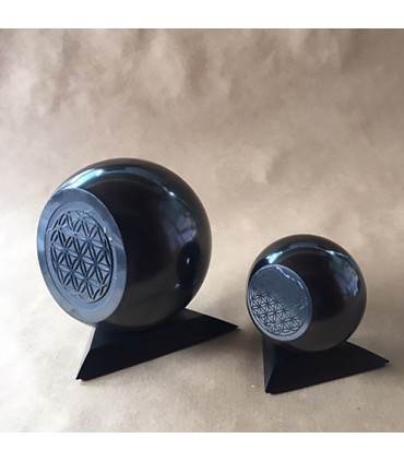 Sphère "Fleur de Vie" avec support