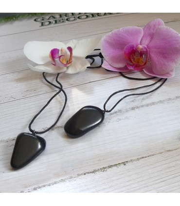 Pendentif "Galet" en Shungite