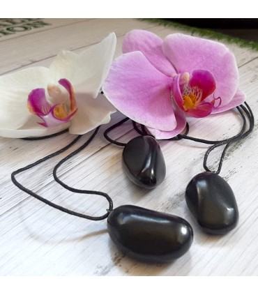 Pendentif "Galet" en Shungite