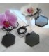 Pendentif "Hexagone" en Shungite
